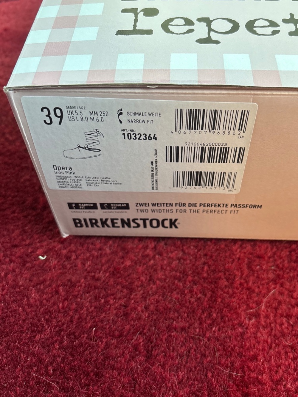 Birkenstock Opera Icon Pink Size 8 EU 39 - Picture 4 of 4